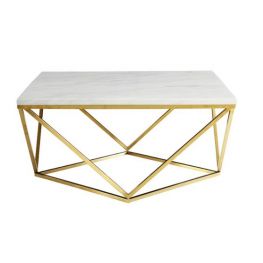 Ensley Faux Marble Cocktail Table