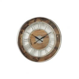 Florentino Wood Metal Wall Clock