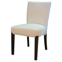 Beverly Bonded Leather Chair, White