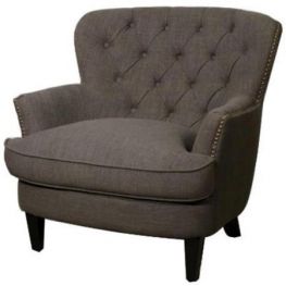 Erin Tufted Back Umber Chair