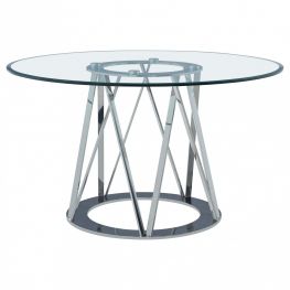 Rolin Stainless Steel Round Dining Table