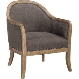 Engineer Brown Accent Chair