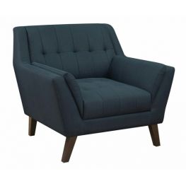 Biscoff Navy Accent Chair