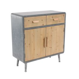 Bonnie Wood Metal Cabinet