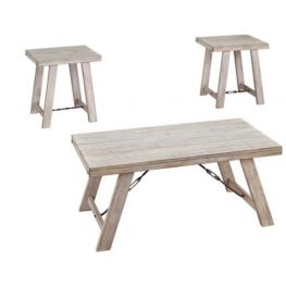 Carynhurst Whitewash Occasional Table Set