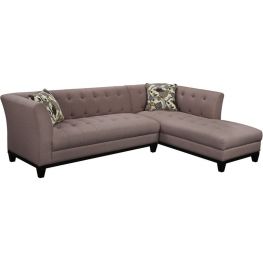 Mary-Anne Beige Grey Sofa  Chaise
