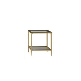 Zerika Gold Finish Occasional Table set of 2 end tables only 