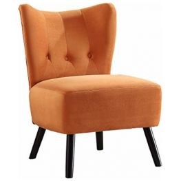Sylvia Orange Accent Chair