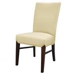 Milton Cream Bonded Leather Chair