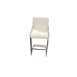 White Contemporary Barstool