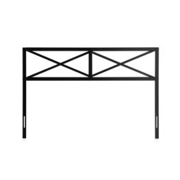 Taylor Metal Headboard, King, Black