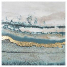 Praveen Blue Spruce/White Wall Art