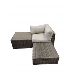 Spring Dew Gray Tbl/Corner/Otto W/Cush (3/Cn)