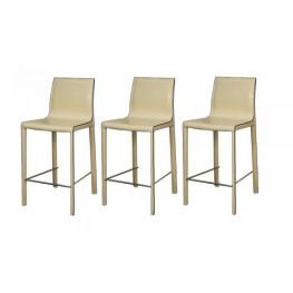DAMAGED Gervin Counter Stools-Set of 3 - 448526R-98x3
