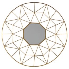 Bulana Gold Finish Accent Mirror