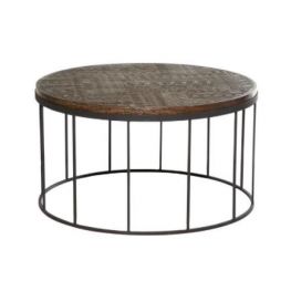 28441 Wd Carved Coffee Table 32
