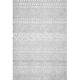 5'  x 8'  Kamryn Raised Tribal Bands Indoor