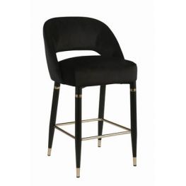 Bali Black Counter Stool