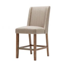 Brody Greige Wing Counter Stool