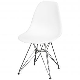 Ellen White Molded Dining Chair