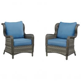 Abigail Outdoor Lounge Chair (Set of 2)