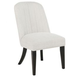 Leandro Upholstered Dining Side Chair Cream