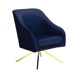 Maryville Navy Blue Accent Chair