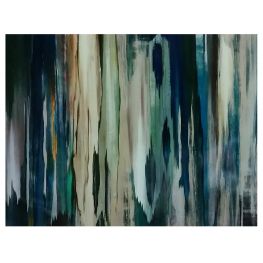 Blue Hue Sheen Wall Art