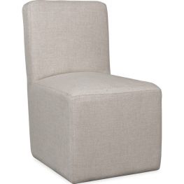 Liv Fully Upholstered Dining Chair Natural Linen