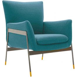 Divani Casa Modern Teal Accent Chair