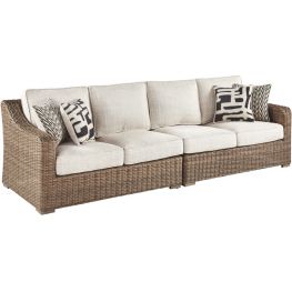 Beachcroft Beige Raf/Laf Loveseat W/Cush (2/Cn)