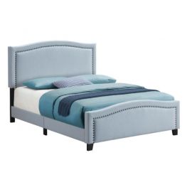 Morgan Delft Blue Queen Bed