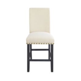 Kreabindale Black/Gray Upholstered Counter Stool